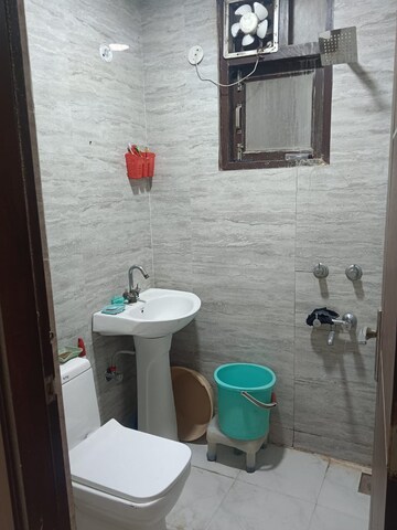 Bathroom in 2 BHK Builder Floor at Panchsheel Vihar – for Rent