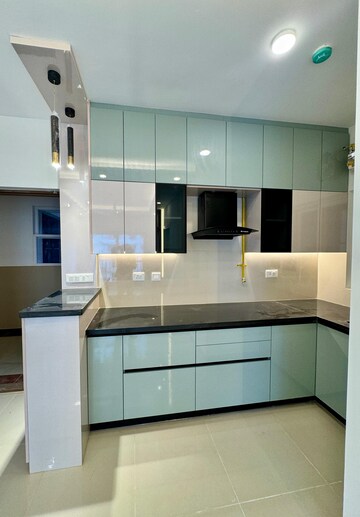 Kitchen in 3.5 BHK Apartment at Adarsh Greens, Kogilu – for Rent
