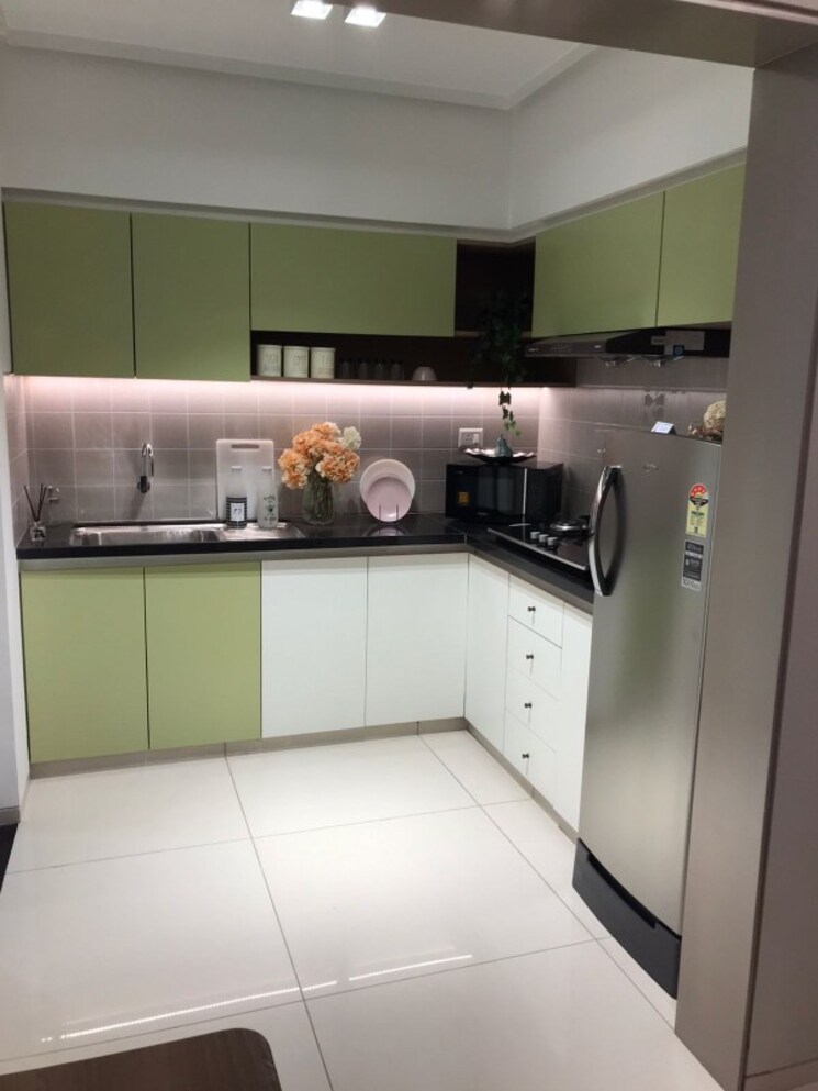 Kitchen, sahyog-tower 1 Bedroom 727 Sq.Ft. Apartment In Kausa Thane 9323441