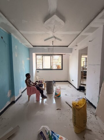 Living Room in 1 BHK Apartment at Kopar Khairane – for Rent