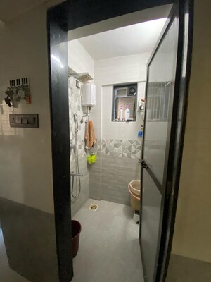 Bathroom in 2 BHK Apartment at Kopar Khairane – for Rent