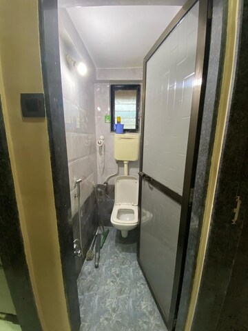 Bathroom in 2 BHK Apartment at Kopar Khairane – for Rent