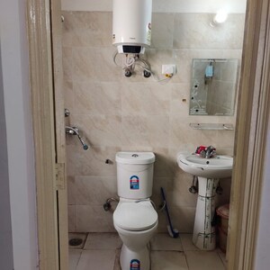 Bathroom in 2 BHK Apartment at Spring Meadows, Tech Zone 4 Greater Noida – for Rent