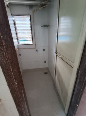 Bathroom in 1 BHK Apartment at Kopar Khairane – for Rent
