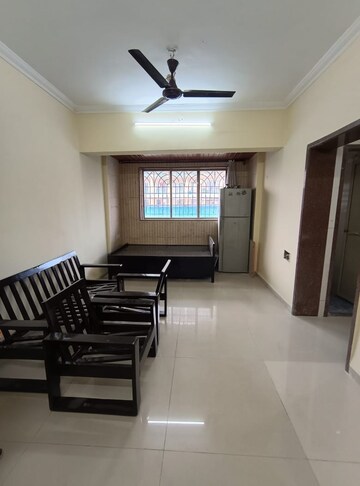 Living Room in 1 BHK Apartment at Kopar Khairane – for Rent