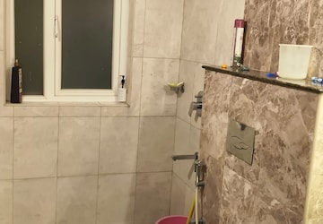 Bathroom in 3 BHK Apartment at Pashmina Waterfront, Old Madras Road – for Rent
