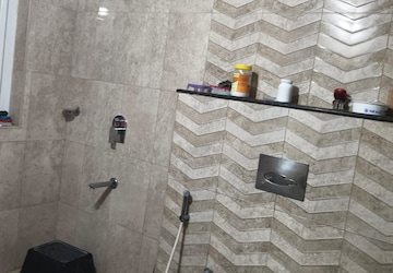 Bathroom in 3 BHK Apartment at Pashmina Waterfront, Old Madras Road – for Rent