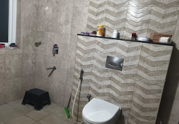 Bathroom in 3 BHK Apartment at Pashmina Waterfront, Old Madras Road – for Rent