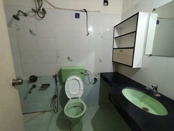 Bathroom in 2 BHK Apartment at Vasant Avenue, Pimple Saudagar – for Rent
