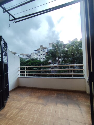 Balcony in 2 BHK Apartment at Vasant Avenue, Pimple Saudagar – for Rent