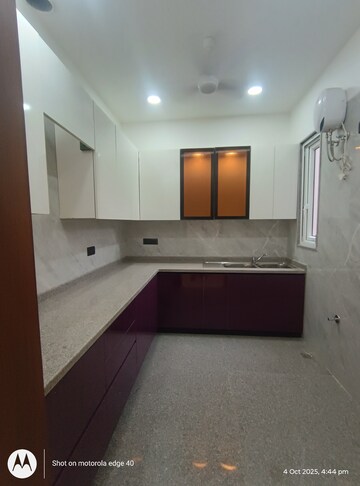 Kitchen in 3 BHK Builder Floor at Shivalik Colony – for Sale
