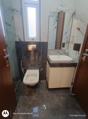 Attached Bathroom in 3 BHK Builder Floor at Shivalik Colony – for Sale