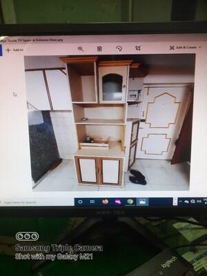 Kitchen in 1 BHK Apartment at Triveni Sangam, Peddar Road – for Rent