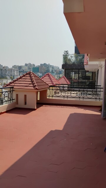 Terrace in 4 BHK Independent House at Jubilee Hills – for Rent