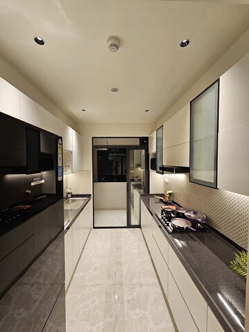 Kitchen in 3 BHK Builder Floor at Manpada – for Sale