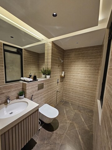 Bathroom in 3 BHK Builder Floor at Manpada – for Sale