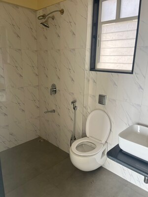 Bathroom in 2 BHK Apartment at Nyati Era, Dhanori – for Rent