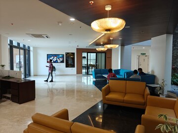 Living Room in 3 BHK Apartment at Aurobindo The Regent, Kondapur – for Sale