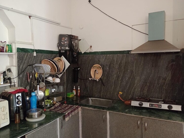 Kitchen, greater kailash ii 1 Bedroom 1000 Sq.Ft. Builder Floor In Greater Kailash ii Delhi 9323656