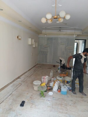 Living Room in 3 BHK Builder Floor at Kalkaji – for Rent