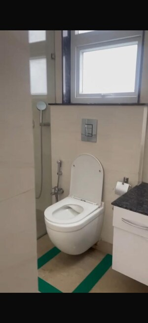 Bathroom in 3 BHK Builder Floor at Chittaranjan Park – for Rent