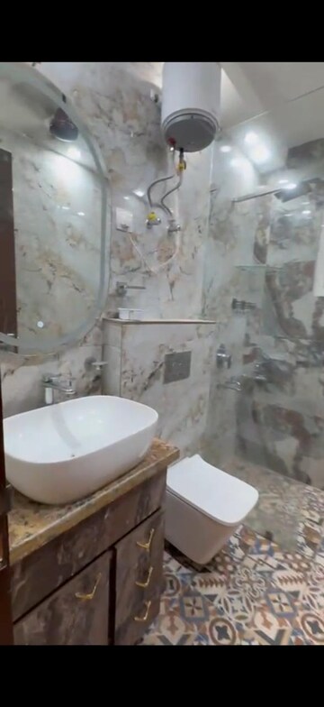Bathroom in 2 BHK Builder Floor at Lajpat Nagar ii – for Rent