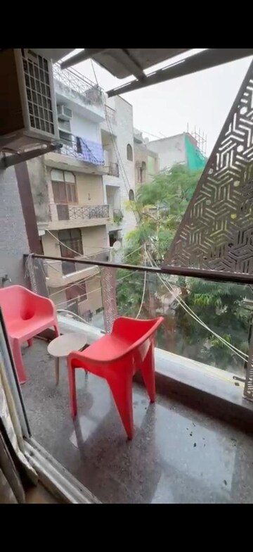 Balcony in 2 BHK Builder Floor at Lajpat Nagar ii – for Rent
