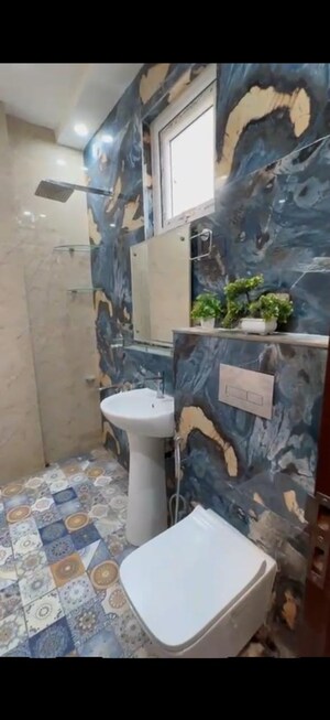 Bathroom in 2 BHK Builder Floor at Lajpat Nagar ii – for Rent
