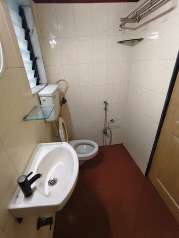 Bathroom in 2 BHK Apartment at Dheeraj Ganga, Malad West – for Rent