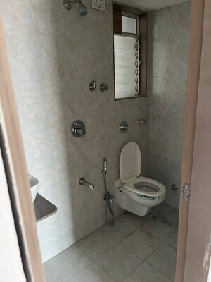 Bathroom in 1 BHK Apartment at HDIL Dheeraj Jamuna, Malad West – for Rent