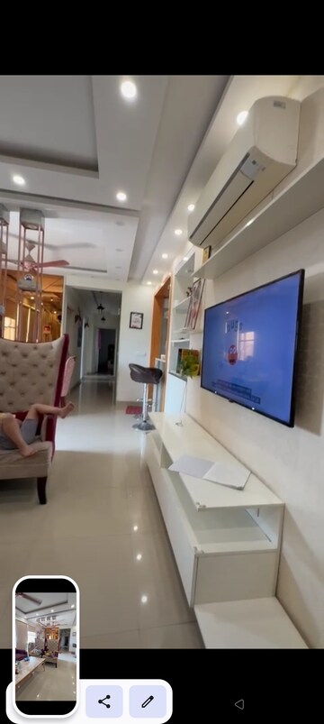 Living Room in 3.5 BHK Apartment at Anant Raj Maceo, Sector 91 – for Rent