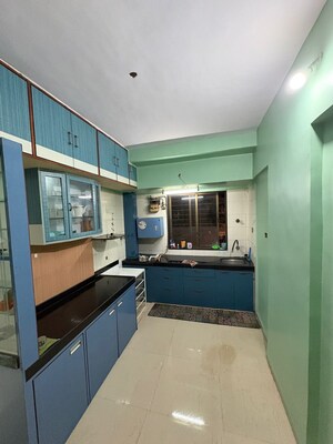 Kitchen in 1 BHK Apartment at Suyog CHS Goregaon West, Goregaon West – for Rent