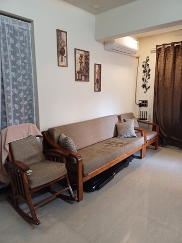 Living Room in 1 BHK Apartment at Bandra West – for Rent