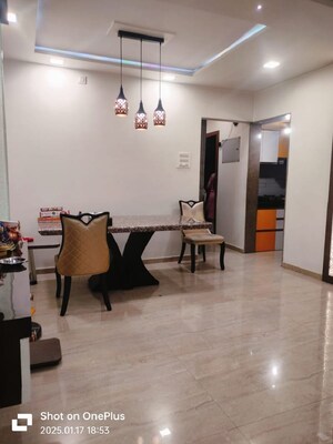 Living Room in 3 BHK Apartment at Palacia Kingston, Thane West – for Sale