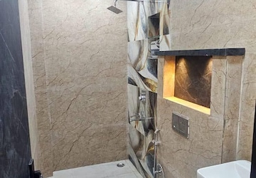 Attached Bathroom in 2 BHK Builder Floor at Ganga Apartments Burari, Burari – for Sale