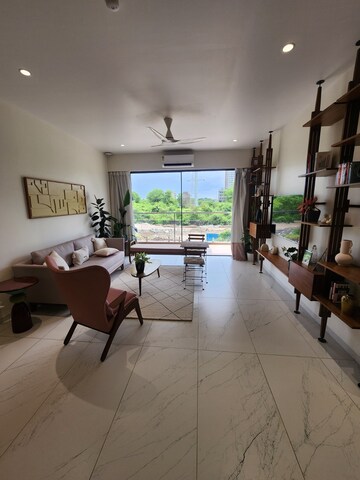 Living Room in 3 BHK Apartment at Koral Aeternaa, Thergaon – for Sale
