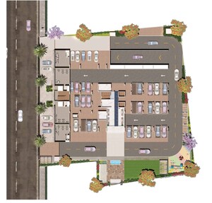 Master Plan in 2 BHK Apartment at The Gen Meraki, Pashan – for Sale