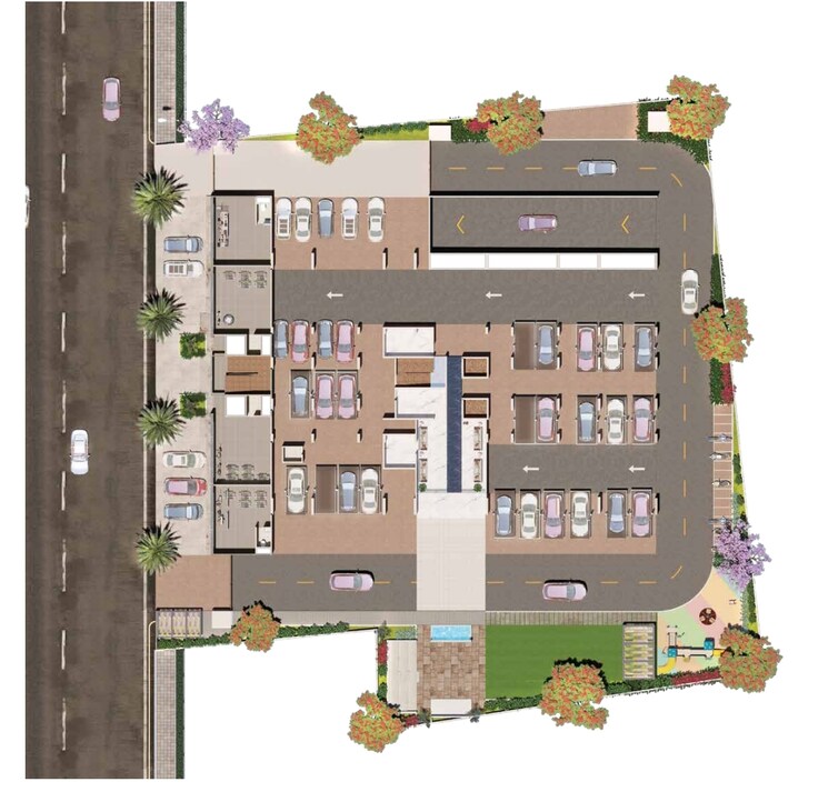 Master Plan, the-gen-meraki 2 Bedroom 916 Sq.Ft. Apartment In Pashan Pune 9324007