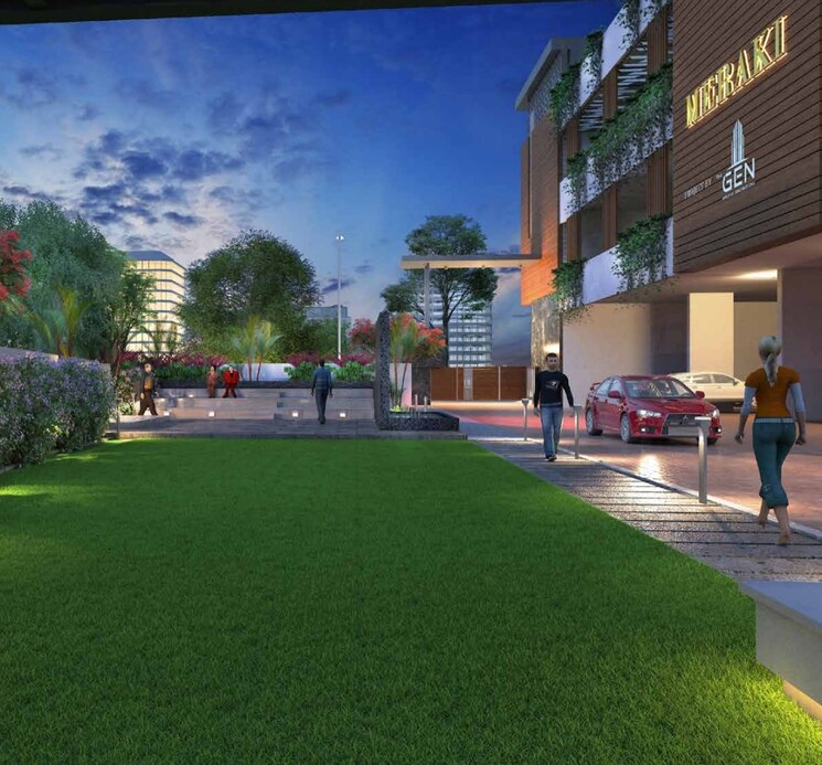 Garden, the-gen-meraki 2 Bedroom 916 Sq.Ft. Apartment In Pashan Pune 9324007
