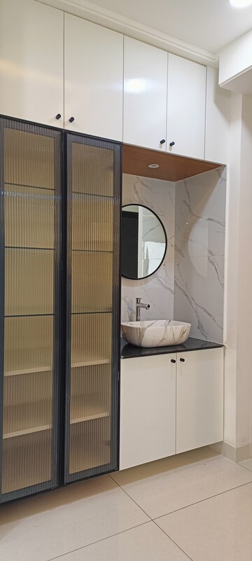 Bathroom in 3 BHK Apartment at Aparna Sarovar Zicon, Nallagandla – for Rent