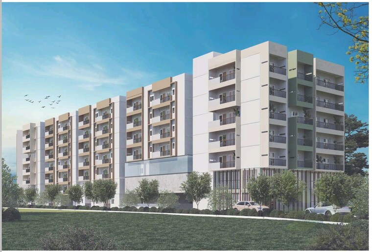 Exterior View, brr-north-excellency 3 Bedroom 1518 Sq.Ft. Apartment In Thanisandra Bangalore 9324049