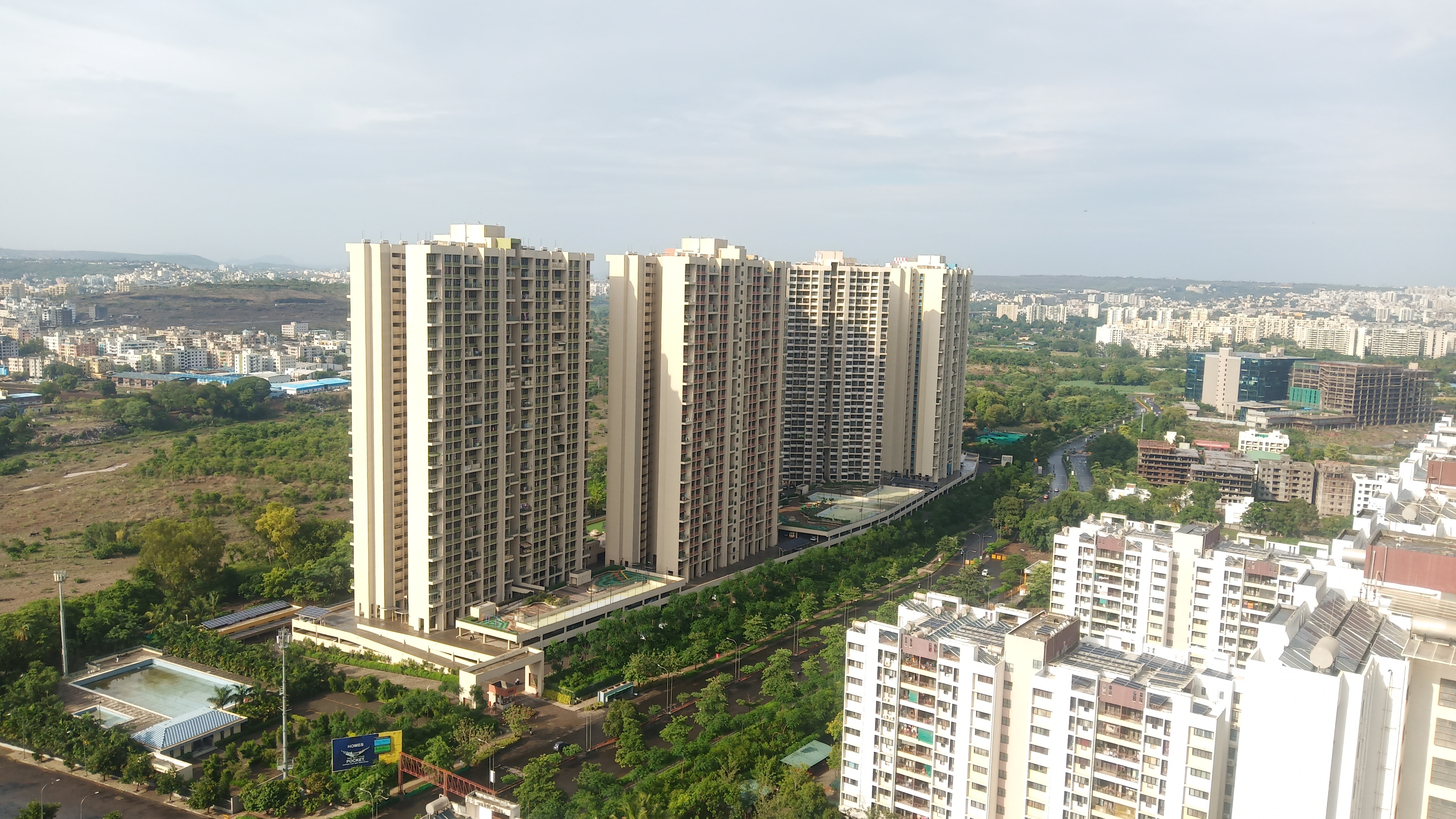 2 BHK + Pooja Room Apartment For Rent in Nanded City Pancham