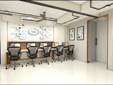 Team Area in  Office Space at Ashar16, Wagle Industrial Estate – for Rent