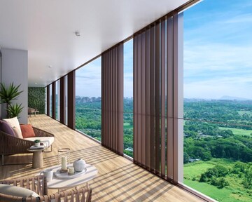 Balcony in 4 BHK Apartment at Oberoi Garden City, Goregaon East – for Sale