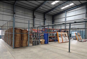  Warehouse – Exterior View View at Naushibai Compound, Manpada - for Rent