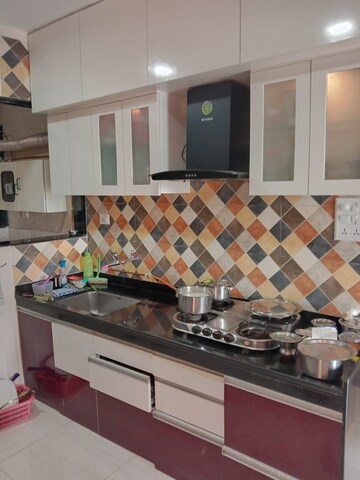 Kitchen in 2 BHK Apartment at Sargam CHS Nanded, Sinhagad Road – for Rent