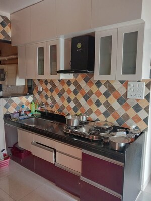 Kitchen in 2 BHK Apartment at Sargam CHS Nanded, Sinhagad Road – for Rent
