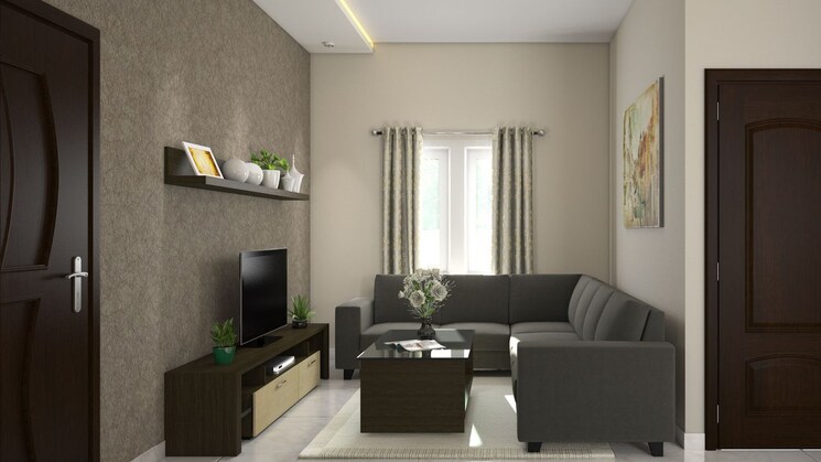 Living Room, matrix-landmark 2 Bedroom 591 Sq.Ft. Apartment In Pushpak Nagar Navi Mumbai 9324194