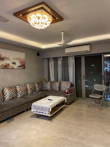 Living Room in 3 BHK Apartment at Adani Group Western Heights, Andheri West – for Rent