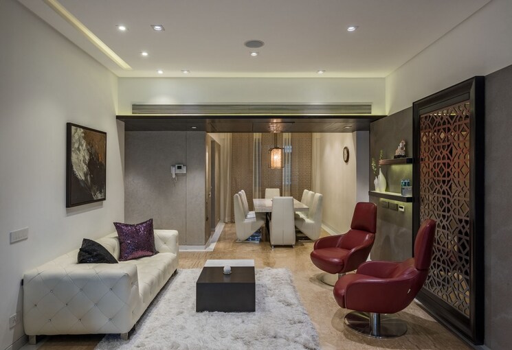 Living Room, sai-iconic 1 Bedroom 400 Sq.Ft. Apartment In Pushpak Nagar Navi Mumbai 9324231